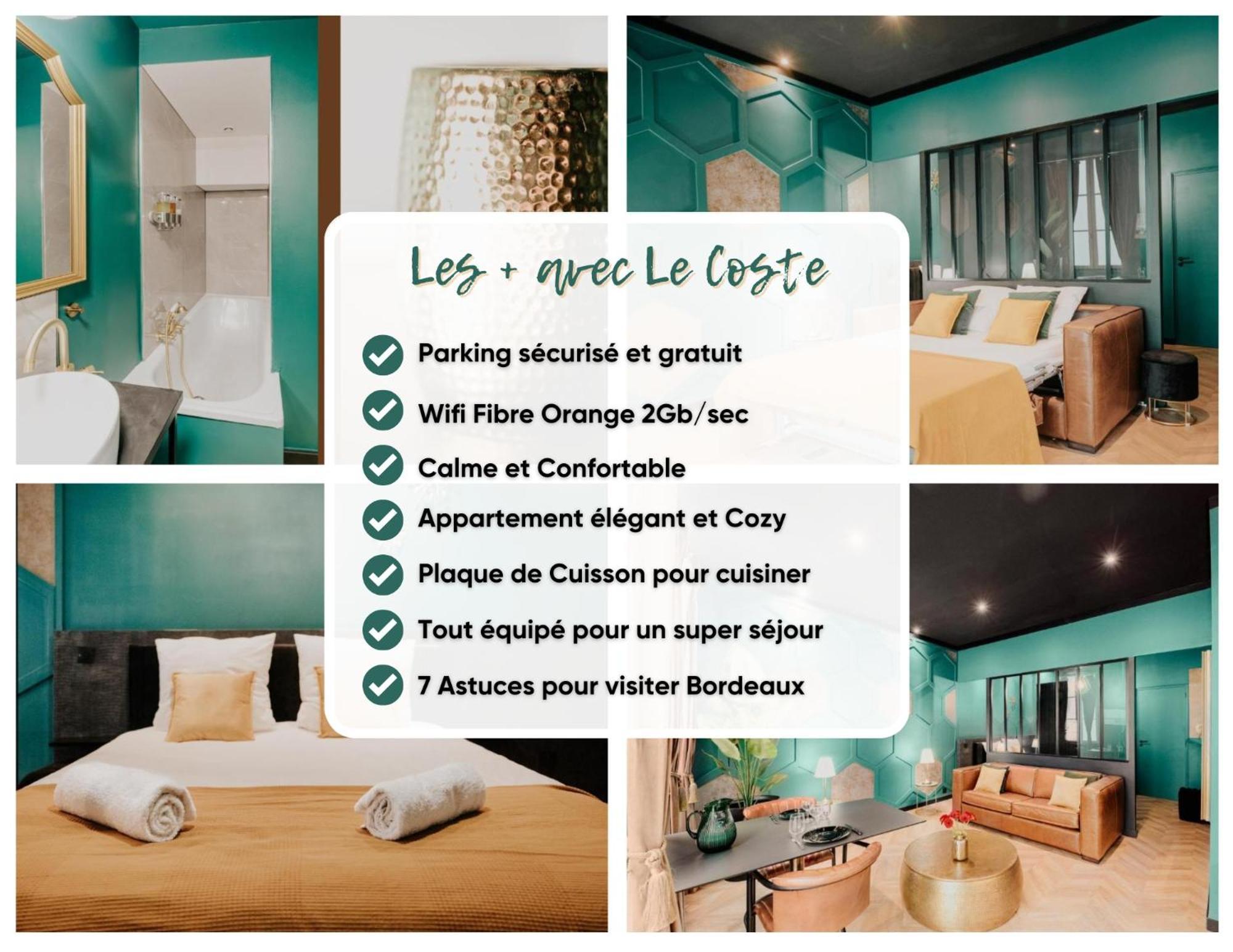 Free Parking - Self Checkin - Wifi - Netflix - City Center - Le Coste By Superbordeaux Dış mekan fotoğraf
